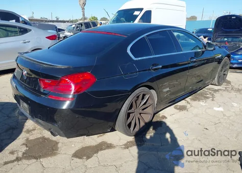 2013 BMW 640I Gran Coupe из США, поврежденный, VIN WBA6A0C53DDZ04323